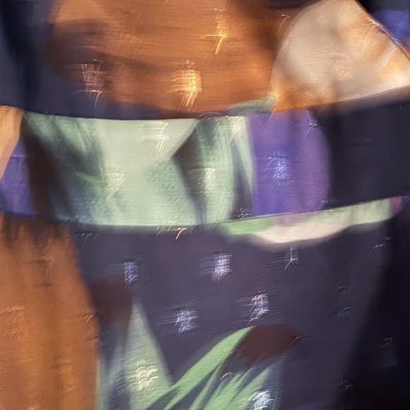 Eliza J Floral Tiered Maxi Dress - Blue and Purple - Picture 9 of 14